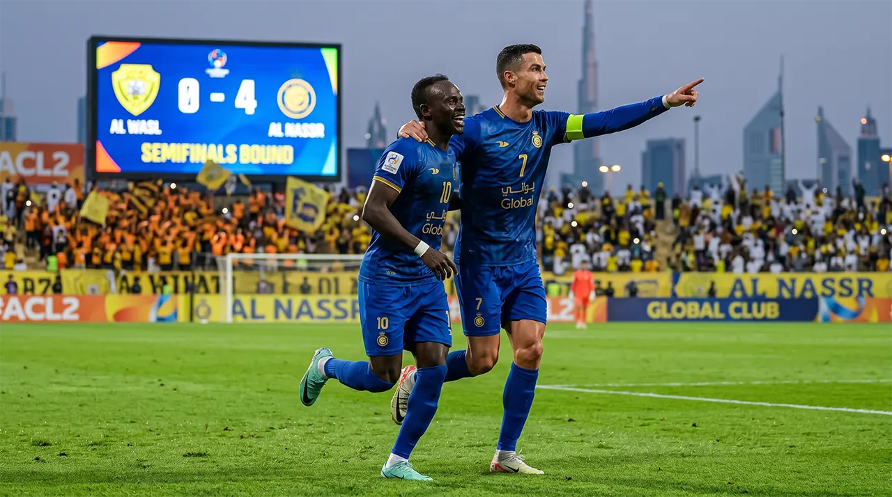 Hasil Al Wasl Vs Al Nassr Skor 0-4, Ronaldo Mane Pastikan ke Semifinal ACL2
