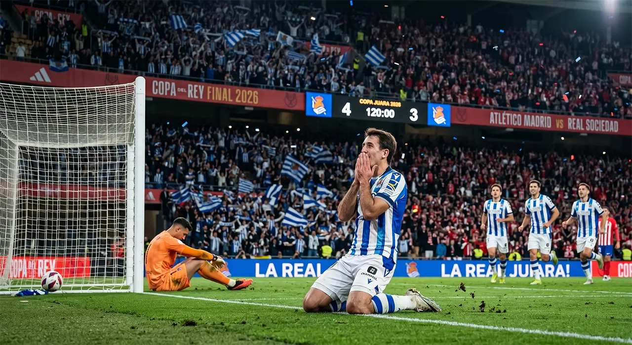 Atlético Madrid Vs Real Sociedad: Drama Penalti 120 Menit, La Real Juara Copa del Rey 2026
