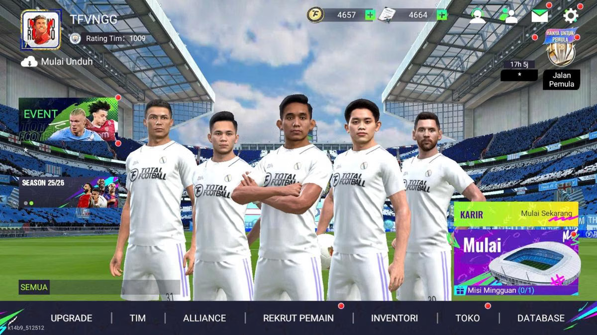 Guncang Industri Gaming! Total Football VNG Jadi Raja Chart Game Olahraga Indonesia