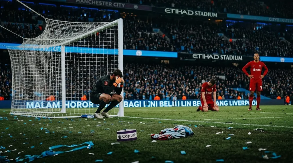 Haaland Hat-trick, Man City Hancurkan Liverpool 4-0 di Perempat Final Piala FA