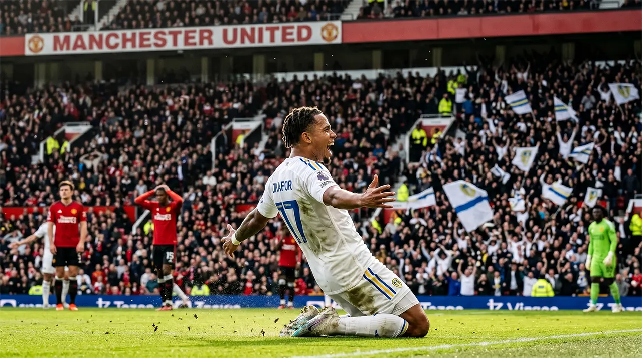 Noah Okafor Hancurkan Man Utd vs Leeds 1-2 di Old Trafford