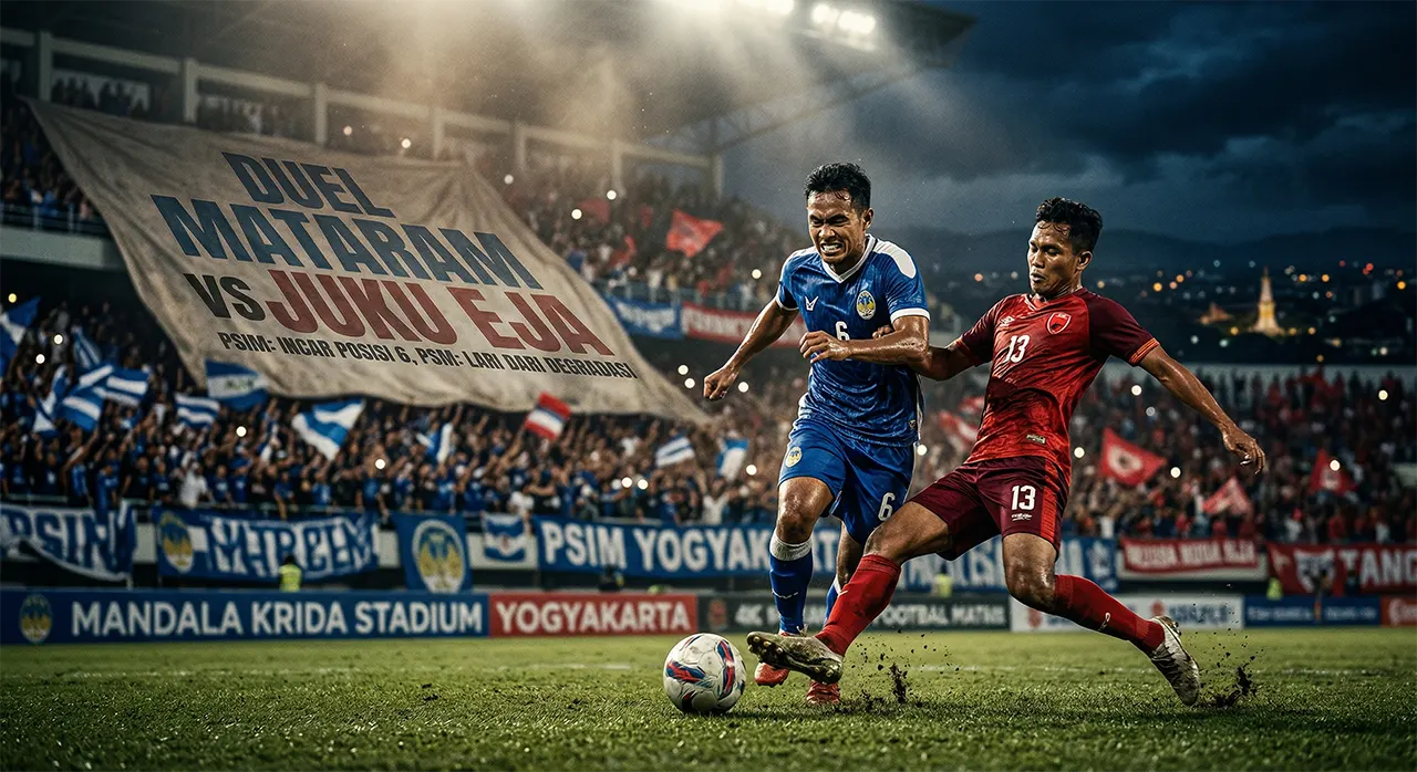 PSIM Incar Posisi 6 PSM Lari Degradasi Duel Mataram vs Juku Eja