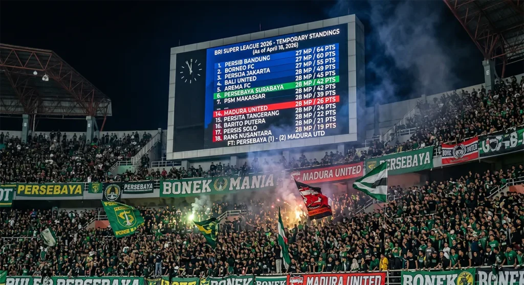 Persebaya vs Madura United Drama Derbi Suramadu di GBT